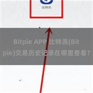 Bitpie APP 比特派(Bitpie)交易历史记录在哪里查看？